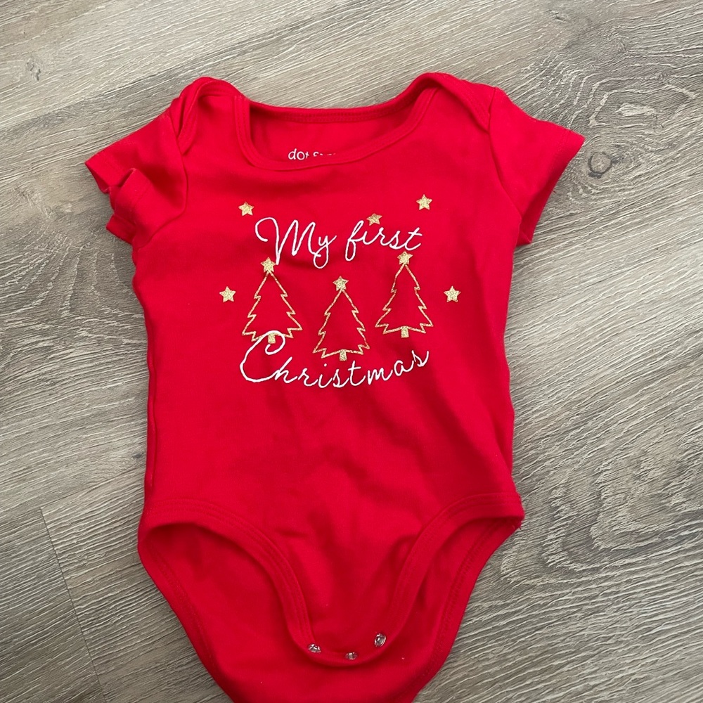 Babies First Christmas onsie 9-12months